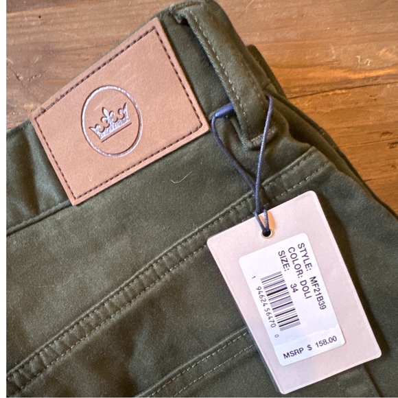 Peter Millar Ultimate Sateen Five-Pocket Pant in Dark Olive - Picture 8 of 14